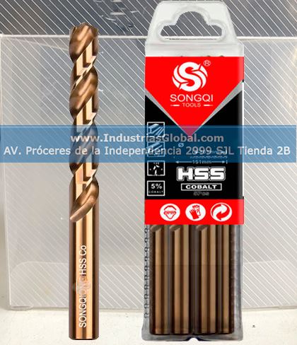 9.9mm Broca COBALTO DIN 338 | Industrias Global, Lima