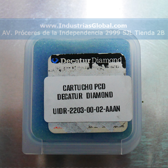 DECATUR DIAMOND PCD UIDR220300 02 AAAN INSERTO - Vista 2